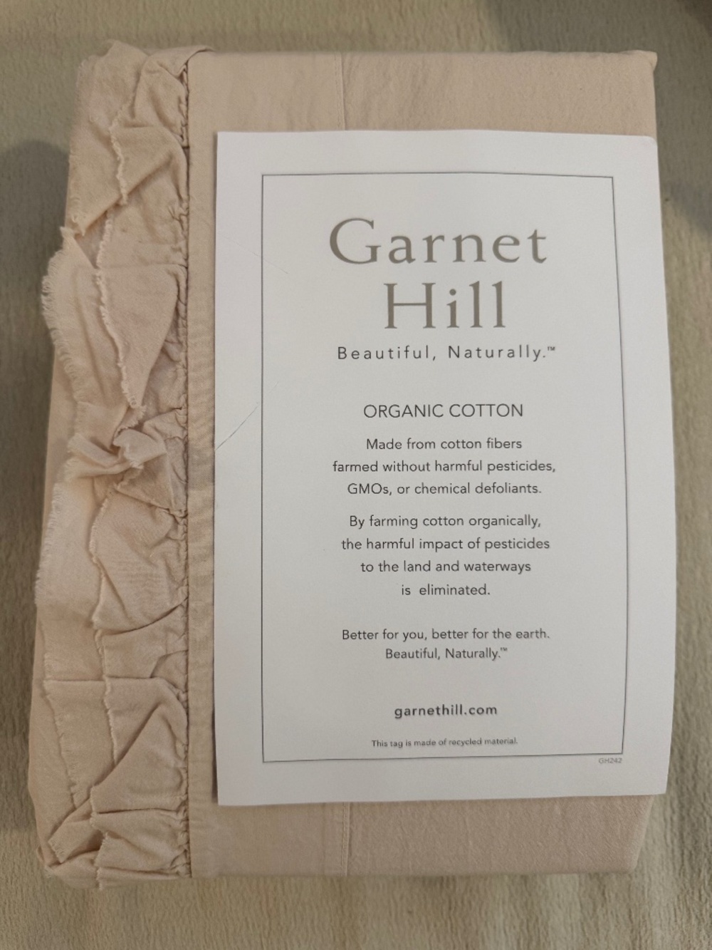 Garnet Hill Organic Cotton Duvet ( queen)